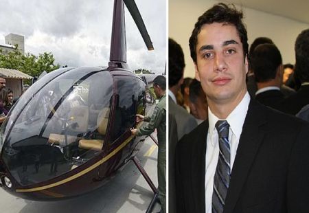 ETA EQUIPE DE PRIMEIRA LINHA: Gustavo Perrela, filho de Zezé Perrela assume secretaria do Futebol do governo "provisório" de Temer Gustavo - helicoptero